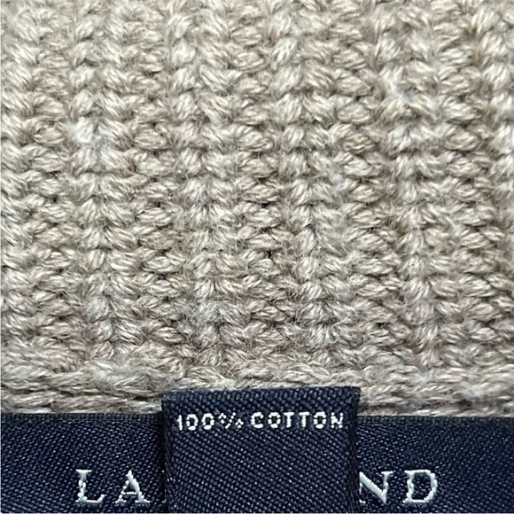 Set of 2 Sweaters- 100% Cotton Blue and Brown Turtleneck Sweaters - Picture 13 of 14